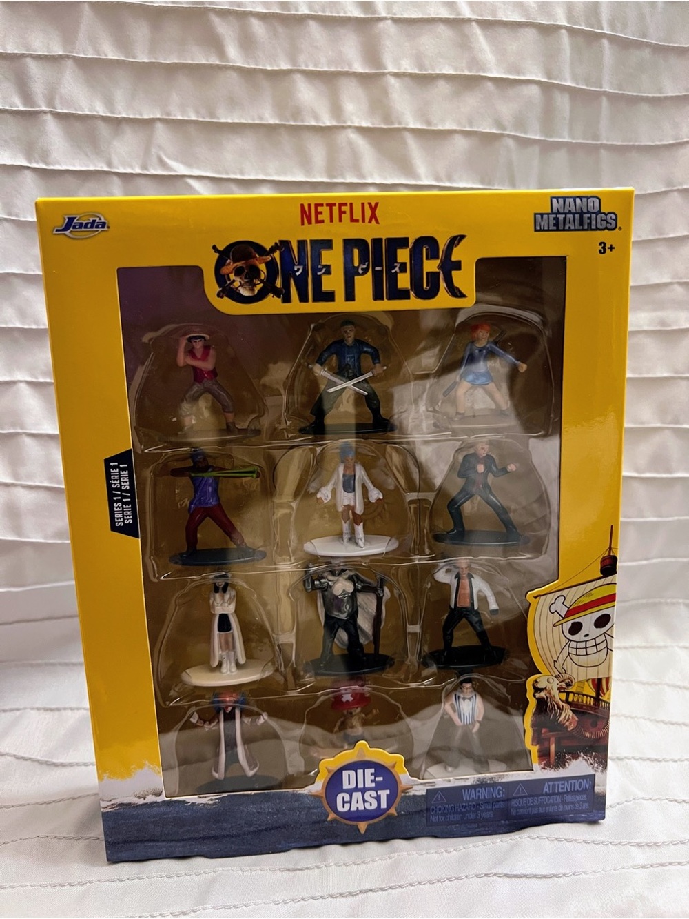 2026- Netflix- One Piece Die-Cast Nano Metalfigs- Series 1- 12 Pack Figures Jada